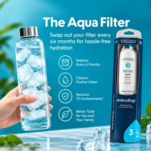 everydrop aqua Filter 3 EDR3RXD1, replace every 6 months