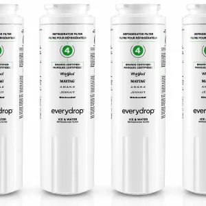 Four everydrop EDR4RXD1 Filter 4 refrigerator water filters
