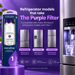 EDR1RXD1 purple filter refrigerator guide